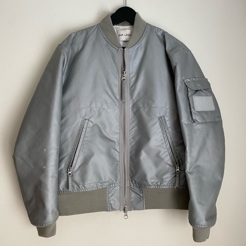 Our Legacy Silver Reflective Jacket - AW14